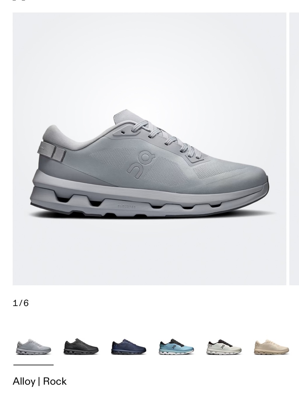 On Running Men's Cloudtech Trainer in Alloy Gray
